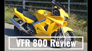 Honda VFR800FI 1999  5th Generation VFR  Stock Exhaust  Review and Walkaround [upl. by Grayson]