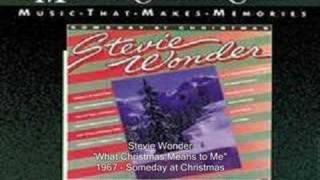 Stevie Wonder  What Christmas Means to Me [upl. by Zebulen807]