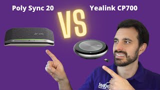 Poly Sync 20 vs Yealink CP700 Bluetooth Speakerphone [upl. by Norak677]