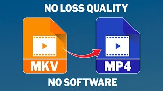 Convert MKV To MP4 Without Any Software amp Without Losing Quality  How To Change mkv to mp4 Video ✅ [upl. by Trebo]