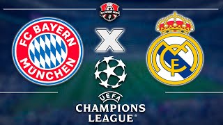 BAYERN DE MUNIQUE x REAL MADRID  AO VIVO  CHAMPIONS LEAGUE 2024  SEMIFINAL  RÁDIO FUT SPORT NEWS [upl. by Bullion]