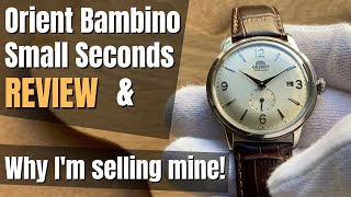 Orient Bambino Small Seconds  My Review [upl. by Eetsirk584]