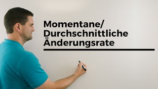 MomentaneDurchschnittliche Änderungsrate Autofahrt Teil 3  Mathe by Daniel Jung [upl. by Mulford]