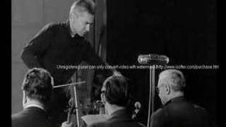 Karajan  Rehearsal of Schumanns 4th Symphony  Part 2 [upl. by Aleahc]