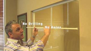 How to Install a Spring Tension Curtain Rod [upl. by Aerdua]