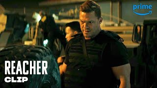 Reachers Drug Bust Fight  REACHER Season 2  Prime Video [upl. by Armahs838]