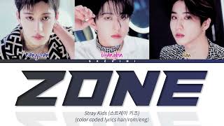 Stray Kids 3RACHA — ZONE Lyrics Color Coded Lyrics HANROMENG [upl. by Sumerlin]