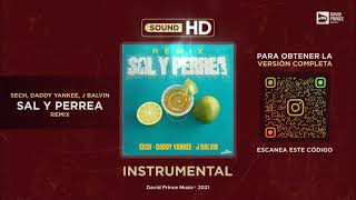 Sech Daddy Yankee J Balvin  Sal y Perrea Remix 🎶 INSTRUMENTAL By David Prince Music [upl. by Chaunce238]