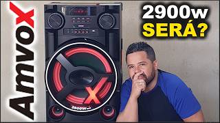 🟢 Teste De Potencia Amvox 2900w Tocando Forte No Último Volume Em Área Aberta 🟢 Amvox aca 2900 NewX🟠 [upl. by Chak81]