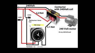 comment brancher timer fm avec un moteur [upl. by Enyallij]