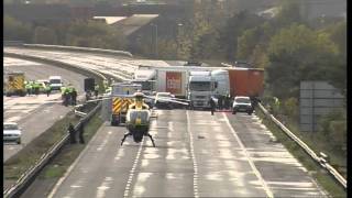 At least seven dead in horrific M5 motorway smash [upl. by Bergren]