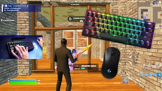 Razer Huntsman V3 Pro Mini Snap Tap ON Keyboard Review amp Gameplay Fortnite ZoneWars [upl. by Breanne261]