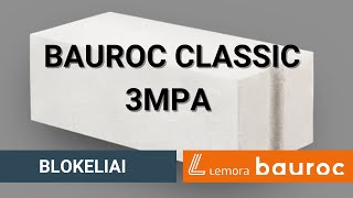 BAUROC CLASSIC dujų silikato akyto betono blokai [upl. by Eniala]