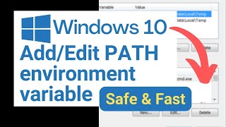 How to add Python Path to Environment Variables in Windows 10 [upl. by Gefen]