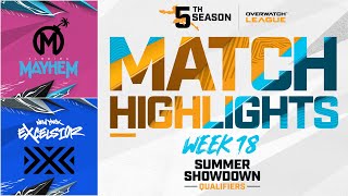 FLMayhem vs NYXLOverwatch  Summer Showdown Qualifiers Highlights  Week 18 Day 3 [upl. by Block]