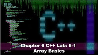 Principles of Programming Chapter 6 C Lab 61 [upl. by Seldan]