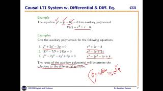 L12 SNS LTI System Representation Examples [upl. by Nyrehtak]