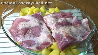 Dorada al Horno con Patatas  Receta de Pescado muy Fácil y Deliciosa [upl. by Aluino]