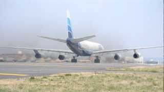 ATI DC8 takeoff at Yokota Air Base [upl. by Spada]