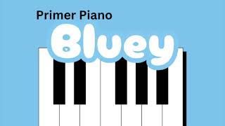 Bluey Theme Song Piano Tutorial  Easiest White keys only [upl. by Elirpa856]