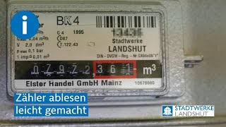 Zähler ablesen leicht gemacht [upl. by Kalli]