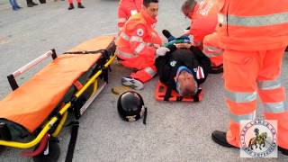 Simulazione incidente stradale e Soccorso  Racalmuto AG [upl. by Aed979]