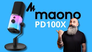 Maono PD100X test audio con MaonoCaster G1 Neo [upl. by Suirred]