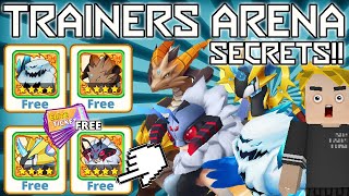 TRAINERS ARENA SECRETS TIPS AND TRICKS AND GLITCH  BLOCKMANGO TRAINERS ARENA [upl. by Laaspere]