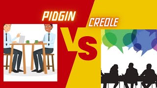 Pidgin VS Creole  Pidginization  Creolization [upl. by Ecylahs]