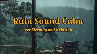 NO ADS RAIN SOUND CALM FOR SLEEPING AND RELAXING NO THUNDER [upl. by Olemrac876]