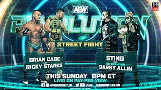 Street Fight Trailer Sting Darby Allin vs Brian Cage Ricky Starks  AEW Revolution 2021 [upl. by Beckman]