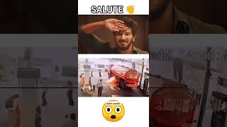 He is real hero 😱🤯 Petrol pump shot video  please like comment and subscribe 🙏👍 [upl. by Ateekram740]