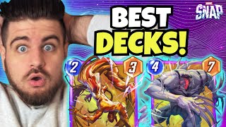 The BEST DECKS To CLIMB In MARVEL SNAP  KMB Top Infinite Decks 110324 November We Are Venom SZN [upl. by Lean338]