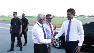 The Vice President inaugurates the new fire station at Velana International Airport [upl. by Ateikan]