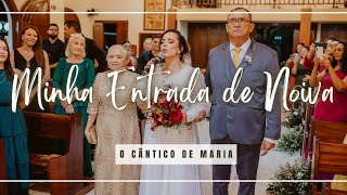 Entrei cantando no meu casamento  O Cântico de Maria Por Marjorie Fernandes [upl. by Auqinat488]