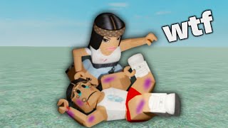 MAKING KIDS RAGE ON ROBLOX BADDIES [upl. by Itsud]