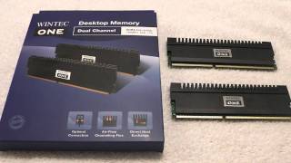 Review of the Wintec One Dual Channel DDR3 1600Mhz 8GB Desktop Memory Kit [upl. by Adnamar]