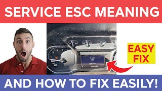 What Does Service ESC Mean and How to Fix It [upl. by Jansson673]