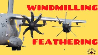 âœˆ 5UÃ§ak Pervanesinin Propeller WINDMILLING ve FEATHERING Pozisyonu Nedir [upl. by Addam195]