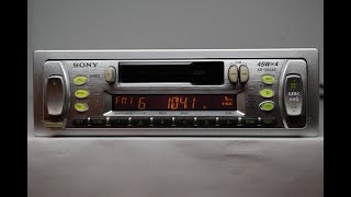 Vintage Sony XRCA333 AMFM cassette car stereo wCD Changer rare old retro [upl. by Amadeus]