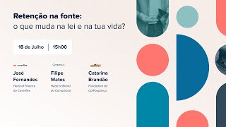 Webinar quotRetenção na fonte o que muda na lei e na tua vidaquot  ComparaJá e Coverflex [upl. by Delphine]