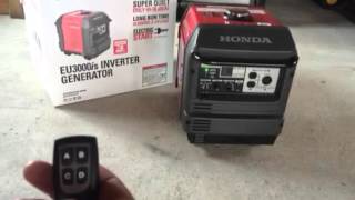 EU3000iS wireless remote start [upl. by Jasisa707]