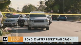 12yearold boy who was struck by car near Biscayne Gardens Elementary school dies [upl. by Alysoun]