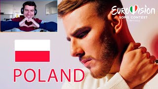 REACTION to POLAND 🇵🇱 River  Ochman  EUROVISION 2022 [upl. by Ahsinrats]