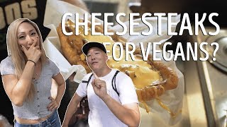 FEEDING A VEGAN CHEESESTEAKS FT ELLEN KIM [upl. by Mikihisa82]