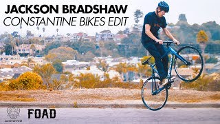 FIXED GEAR TRICKS  JACKSON BRADSHAW FOR CONSTANTINE BIKES [upl. by Faletti]