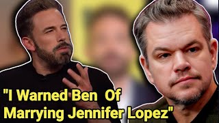 Matt Damon Sick Of Ben Affleck Drama  Bradley Cooper  Matt Damon  Ben Affleck  Jennifer Lopez [upl. by Okubo]