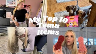 MY TOP 10 TEMU ITEMS 🐴🤩💘 [upl. by Fortna]