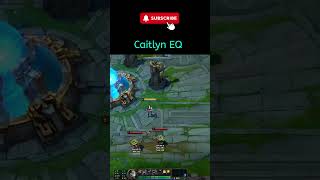 League of legends Caitlyn EQ leagueoflegendstips leagueoflegendstips caitlyn [upl. by Werna]