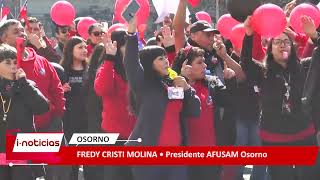 Con una marcha en el centro de Osorno frente a la Delegación Presidencial culmina paro [upl. by Anissa]